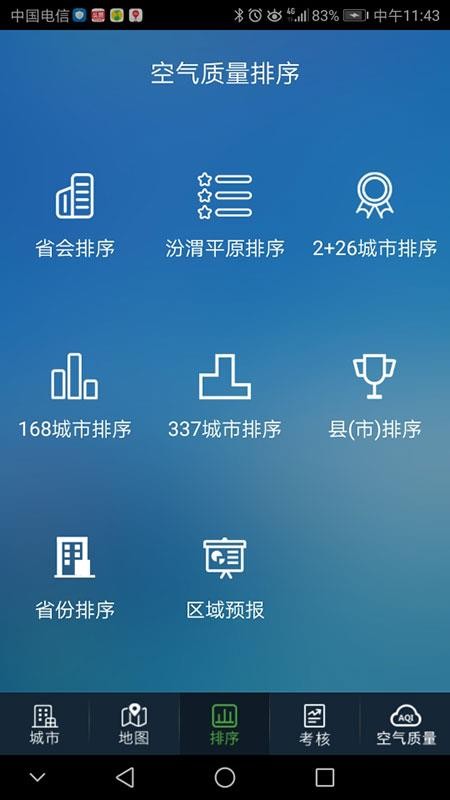 河南省空气质量app最新版本下载安装界面截图及实时空气质量数据展示