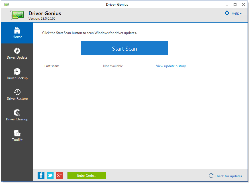 Driver Genius Professional 驱动管理软件备份还原更新操作界面