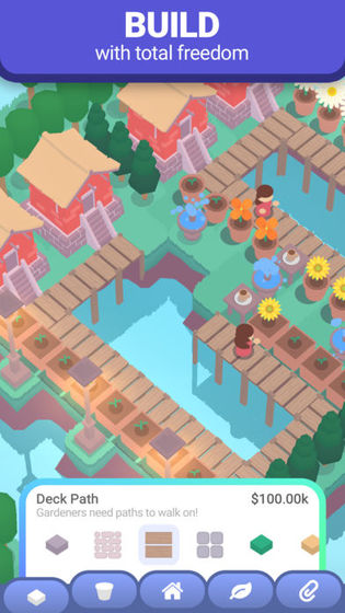 闲置花园最新版(Idle Garden)下载安装教程配图 治愈系放置游戏界面