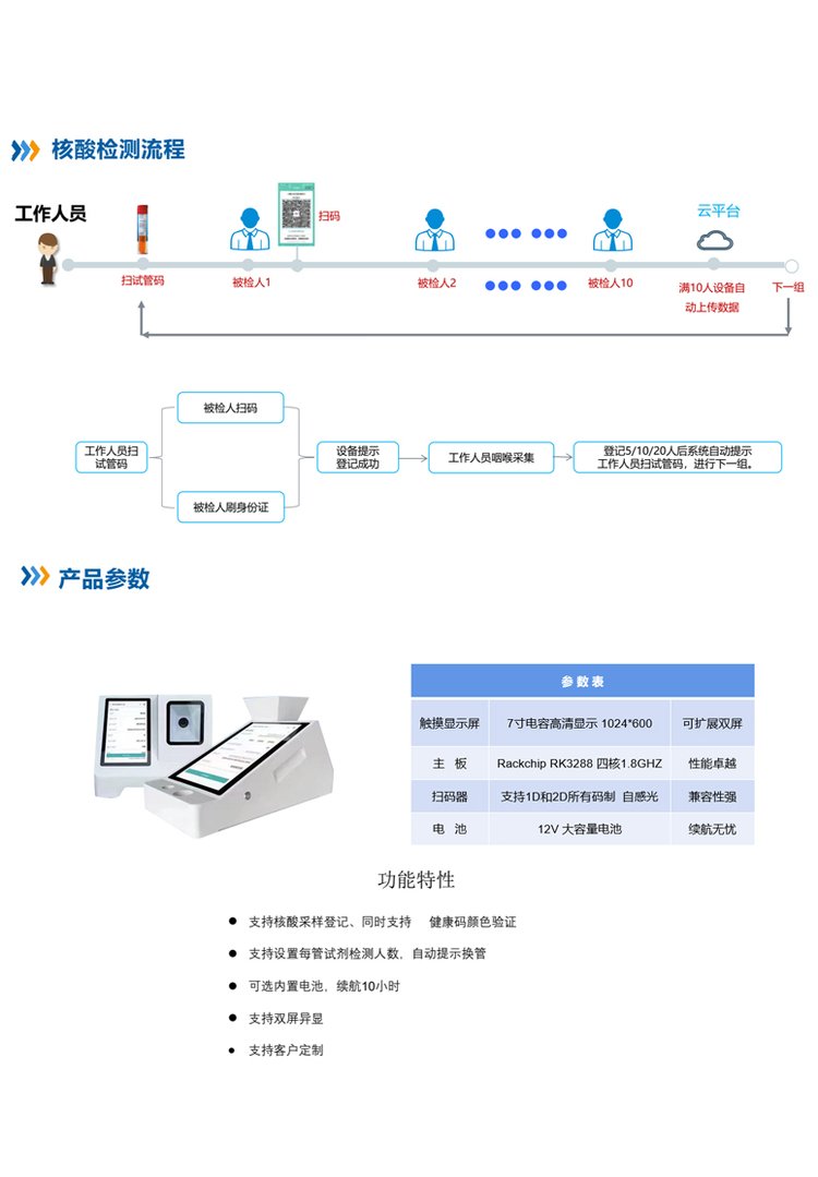 移动采集app下载核酸采样 扫码开管封箱提交操作界面