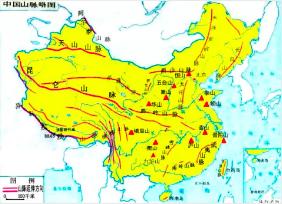 真实山川地图高清版在线查看 全国山川地形卫星图 网页版地图工具