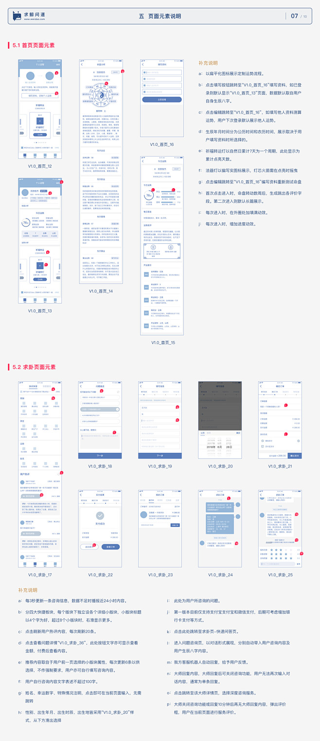 开物app核心功能界面标注说明图