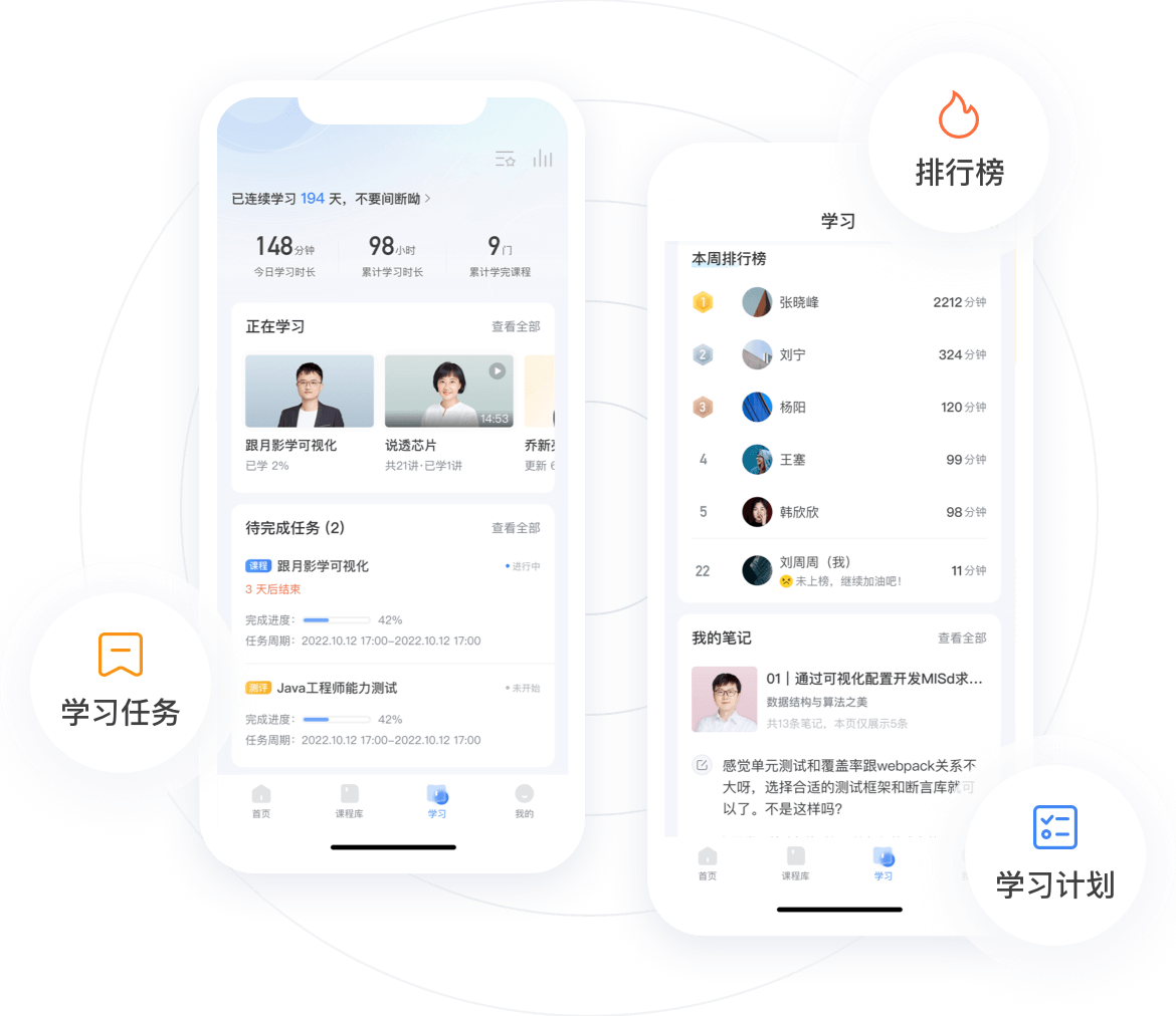 ����ʱ��app�����γ̷�����ѡ���Ƽ�ҳ��