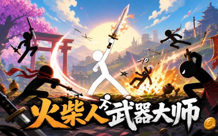 火柴人:武器大师游戏全武器解锁技巧攻略界面截图