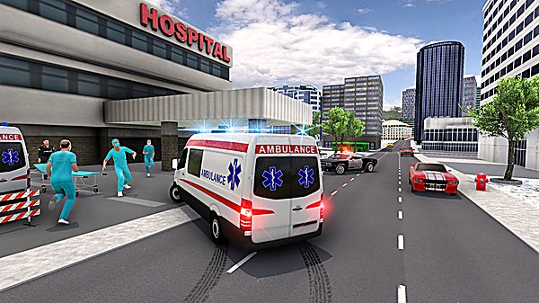 �Ȼ���ģ������Ѱ�(Ambulance Simulator Car Driver��װ��)v1.58 �ֻ���