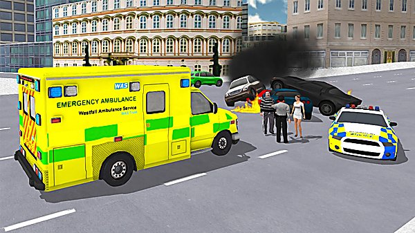 �Ȼ���ģ������Ѱ�(Ambulance Simulator Car Driver��װ��)v1.58 �ֻ���
