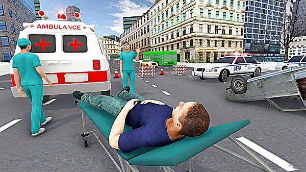 �Ȼ���ģ������Ѱ�(Ambulance Simulator Car Driver��װ��)v1.58 �ֻ���
