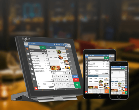 管家乐餐饮系统 餐饮收银管理软件选型对比 门店收银场景实拍