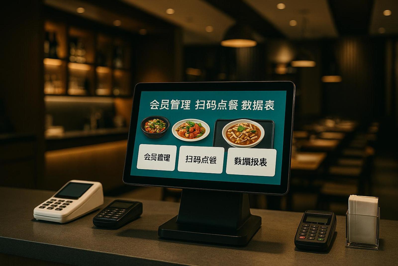 管家乐餐饮系统 收银软件功能实测 点单收银界面