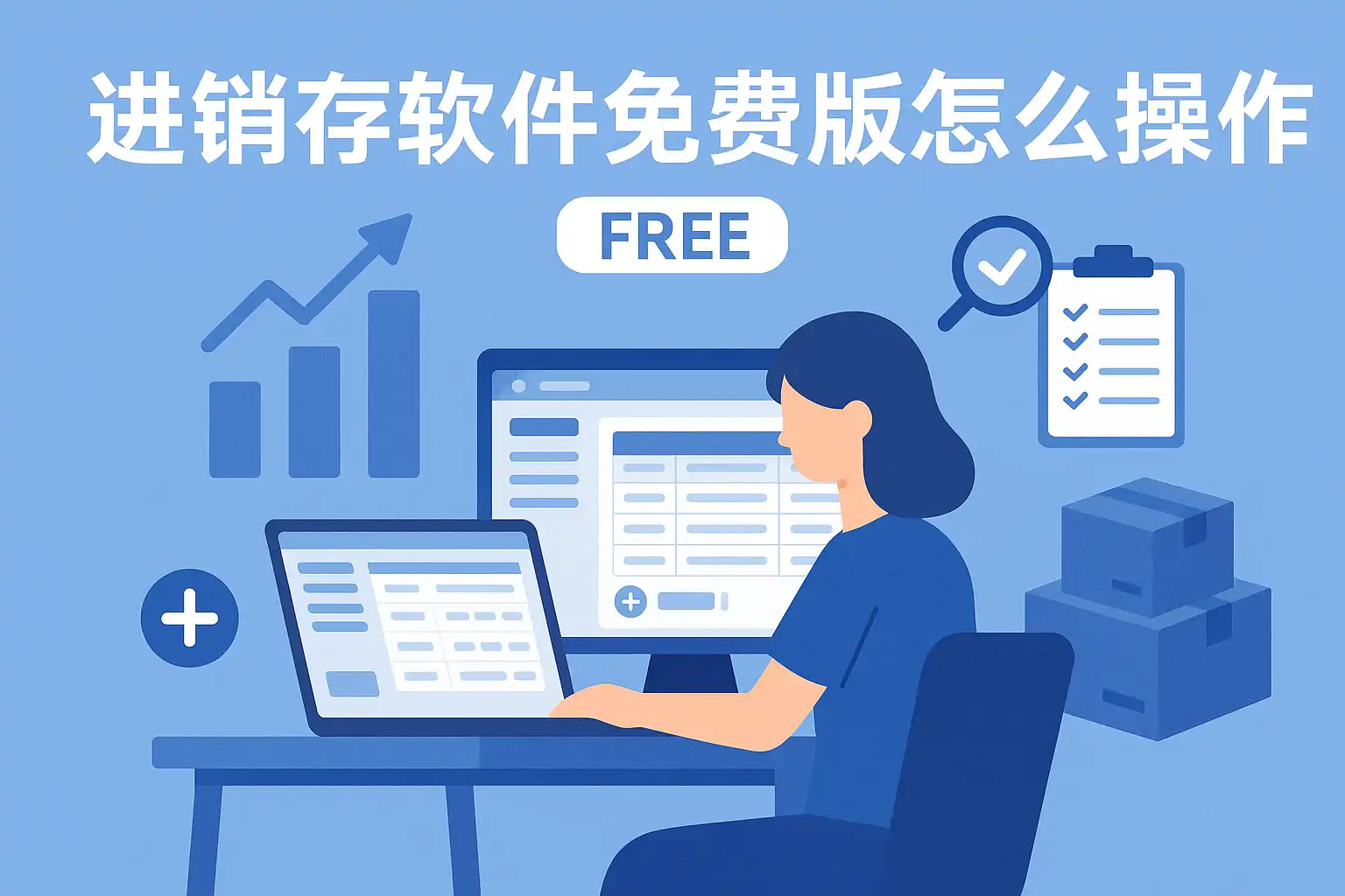 易金晶进销存软件免费版使用教程 安装登录开单入库查库存全流程配图