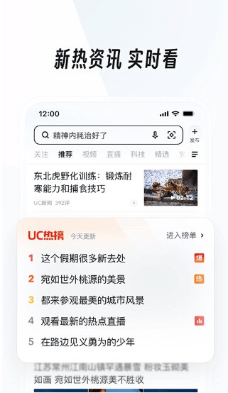 uc浏览器极速版免费下载 官方正版安装包 应用商店搜索界面配图