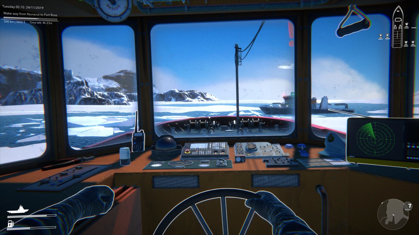 船舶模拟器2026最新版Ship Simulator 2026拖船靠泊操作界面