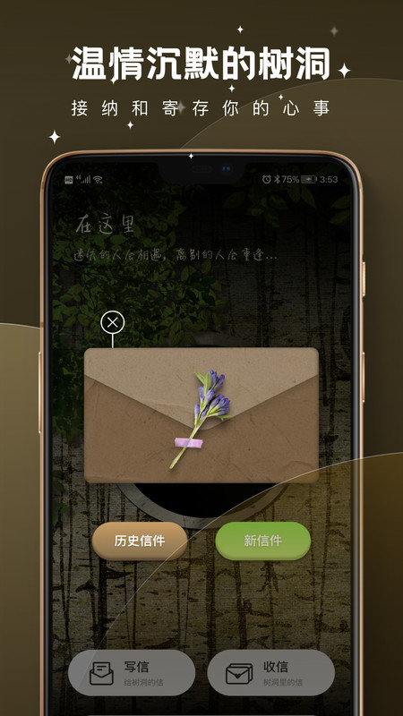 杜甫倾诉app隐私设置与匿名树洞功能页面