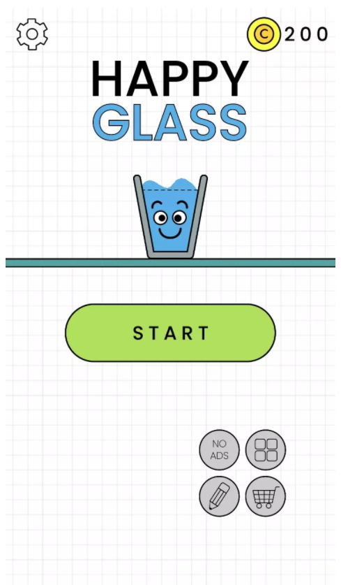 快乐玻璃杯游戏下载(Happy Glass) 安卓手机安装界面截图