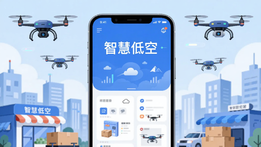画面中央是一部智能手机,屏幕上显示