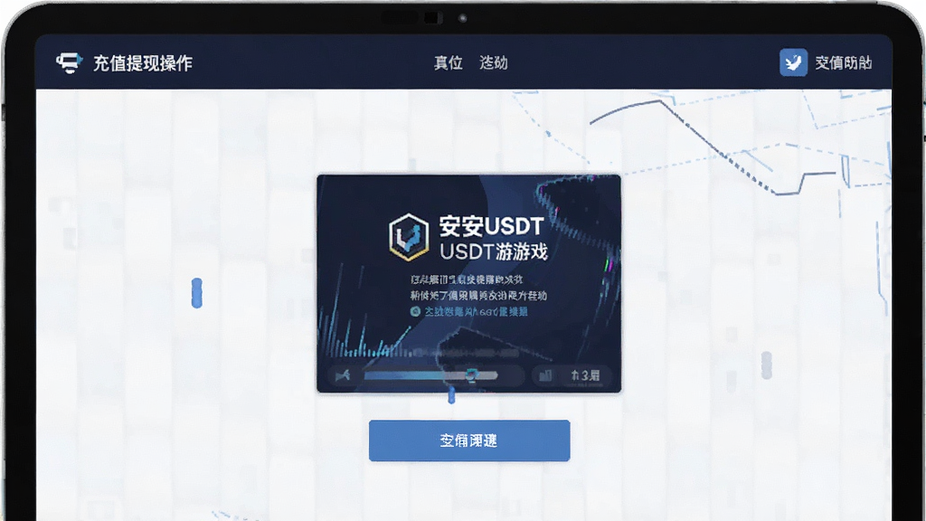闭安USDT游戏充值提现操作界面
