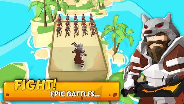 合并循环战游戏(Loop Battle)新手入门玩法界面与兵种合并操作截图