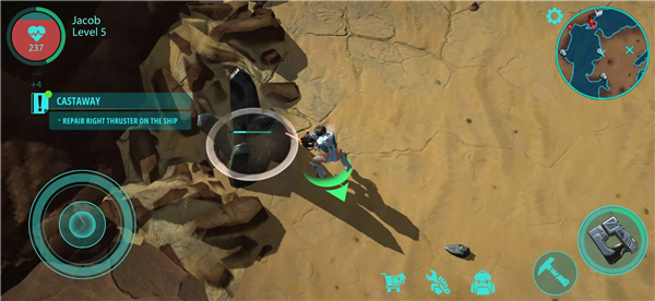 太空之星生存手游下载(Space Star Survival) 新手基地选址界面