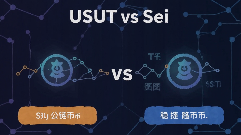 USDTvsSei 稳定币与公链代币区别示意图