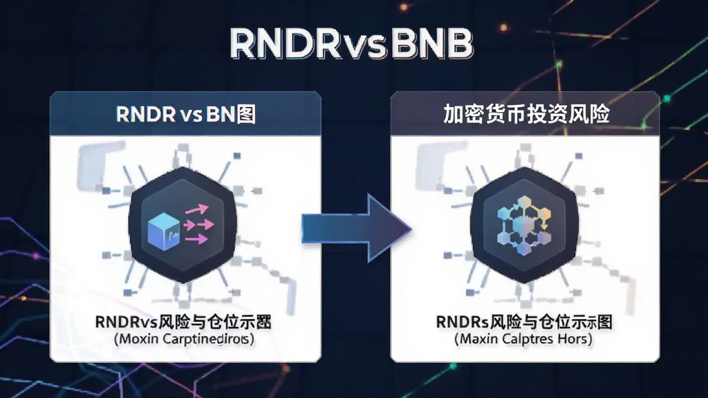 RNDRvsBNB 加密货币投资风险与仓位配置示意图