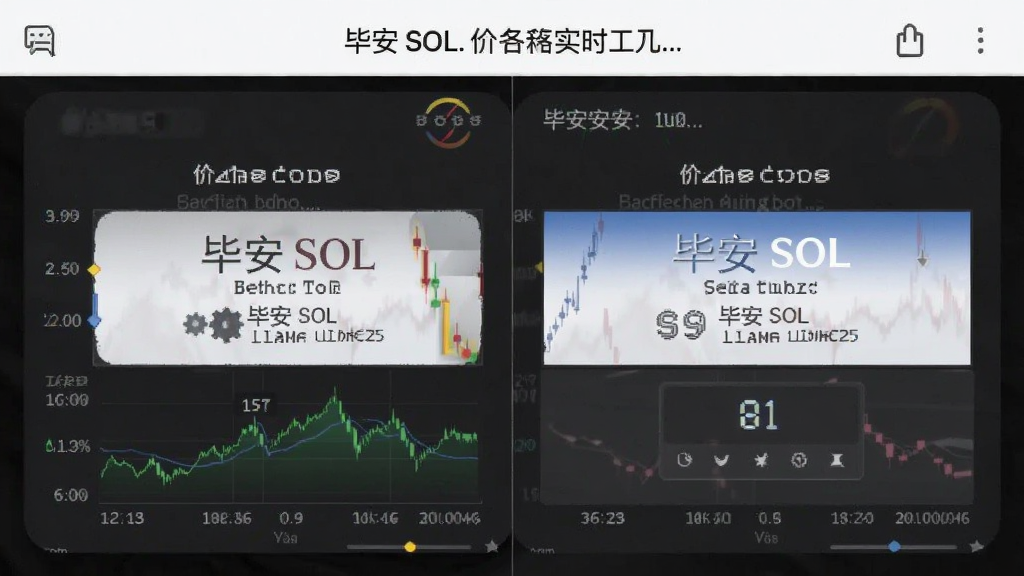 毕安 SOL 价格实时查询工具对比截图
