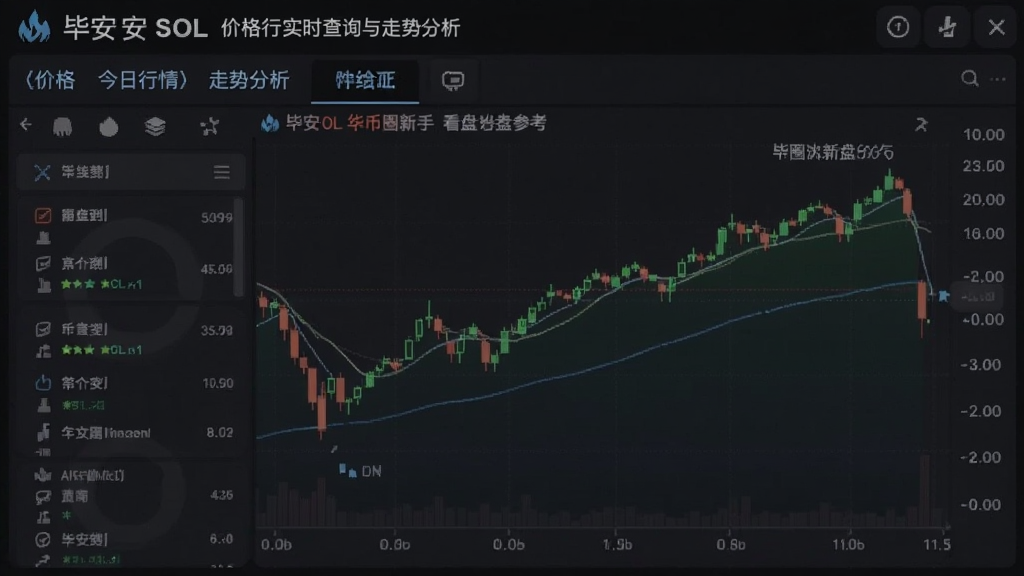 毕安 SOL 价格今日行情实时查询与走势分析 币圈新手看盘参考图