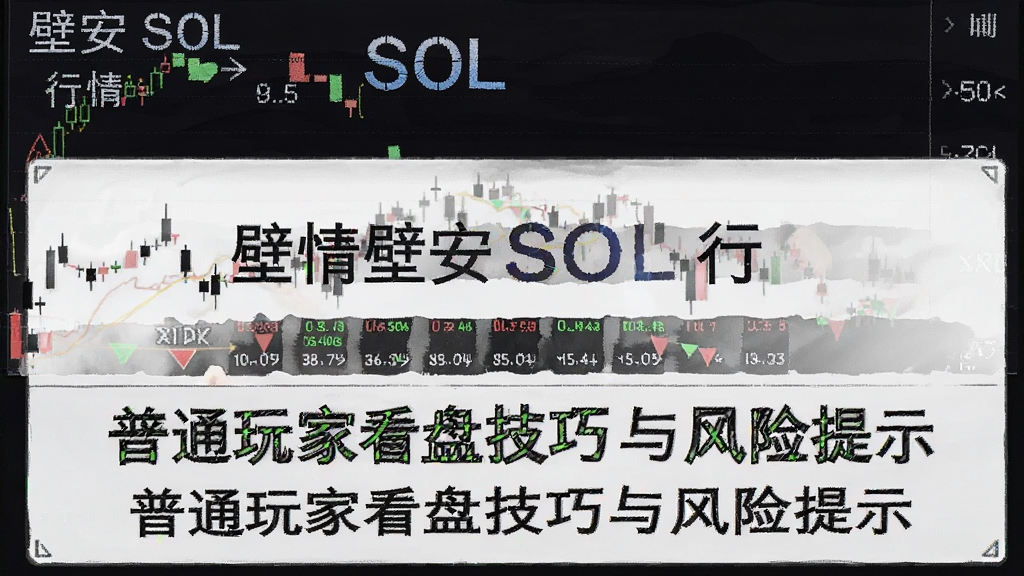 壁安 SOL 行情普通玩家看盘技巧与风险提示配图