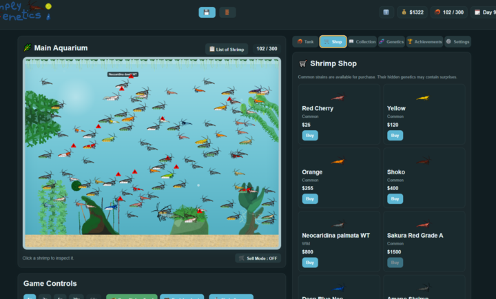 Ϻ֮������Ϸ(Shrimply Genetics)v1.0 ��׿��