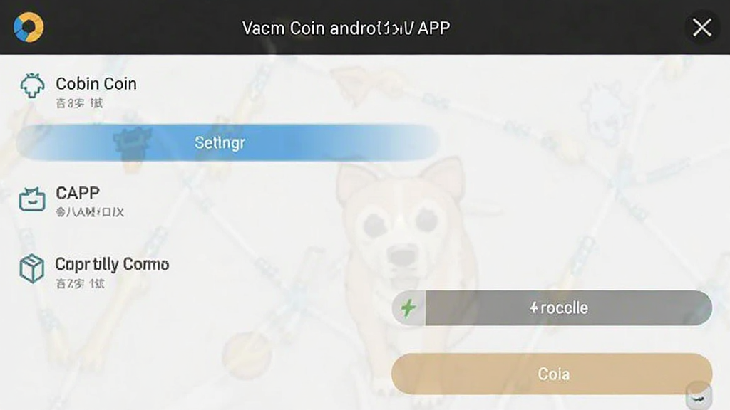 狗狗币安卓挖矿APP设置界面截图