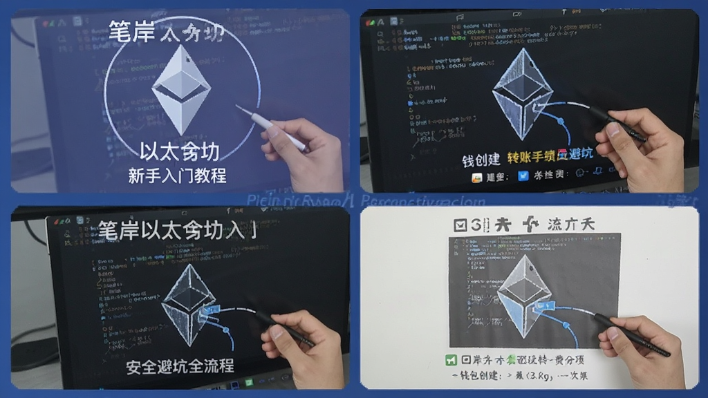 笔岸以太坊新手入门教程 钱包创建转账手续费安全避坑全流程配图