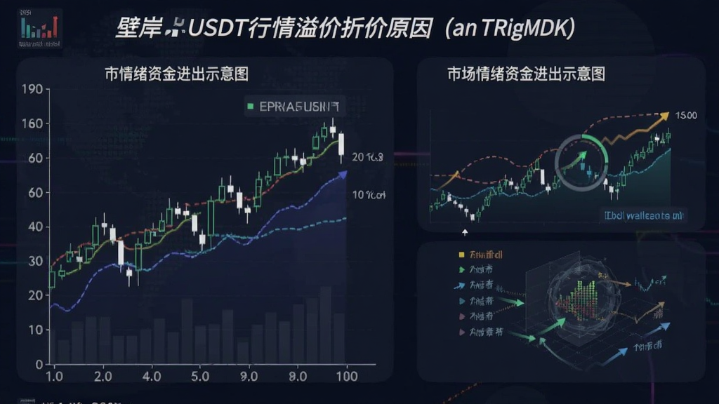 壁岸USDT行情溢价折价原因 市场情绪资金进出示意图