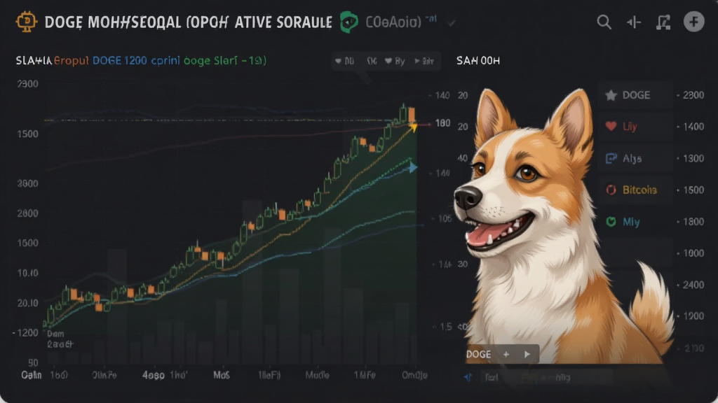DOGE和比特币狗狗币DOGE行情走势图 社区热度分析