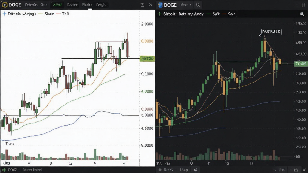 DOGE和比特币比特币K线走势图 支撑压力位分析