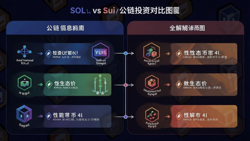 SOLvsSui 公链投资对比图 性能生态币价全解析