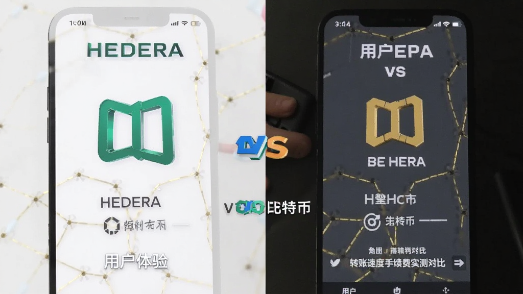 Hedera vs比特币 转账速度手续费实测对比 用户体验