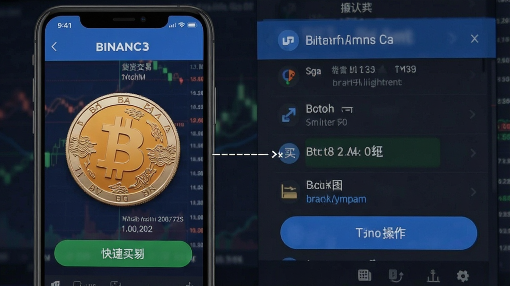 binanc3 比特币 现货交易 快捷买币 操作截图配图