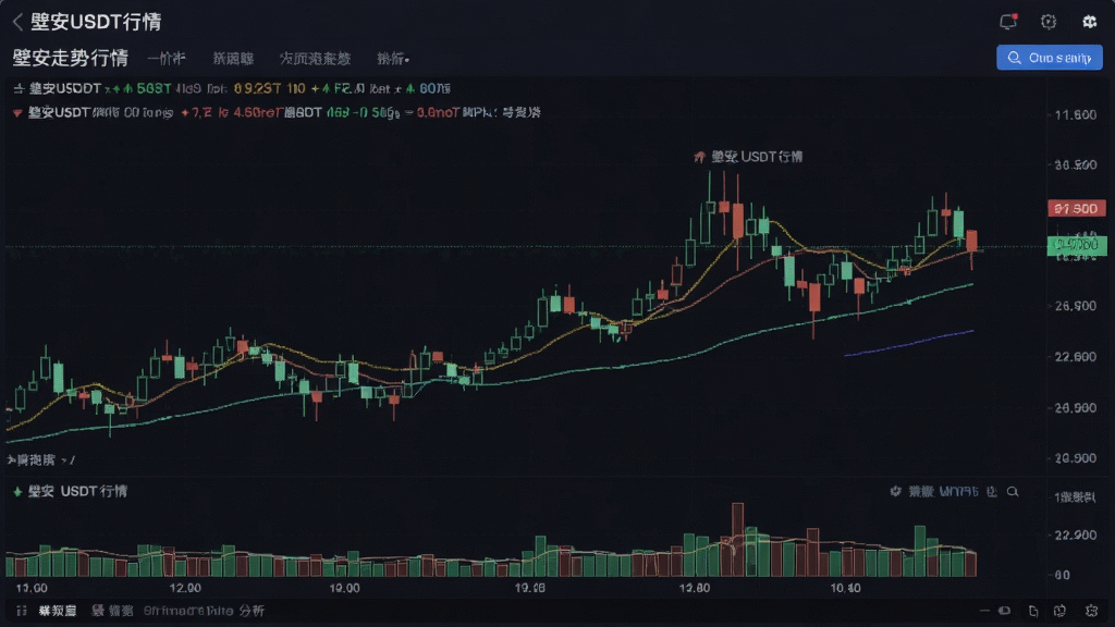 壁安USDT行情 价格走势K线图分析界面