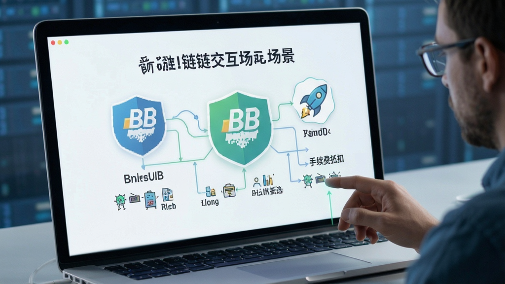 binanc3 BNB BNB实际用途 手续费抵扣 链上交互场景图