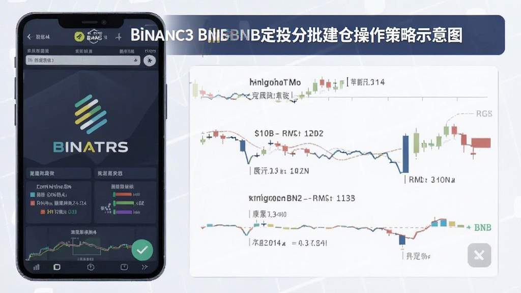 binanc3 BNB BNB定投分批建仓操作策略示意图