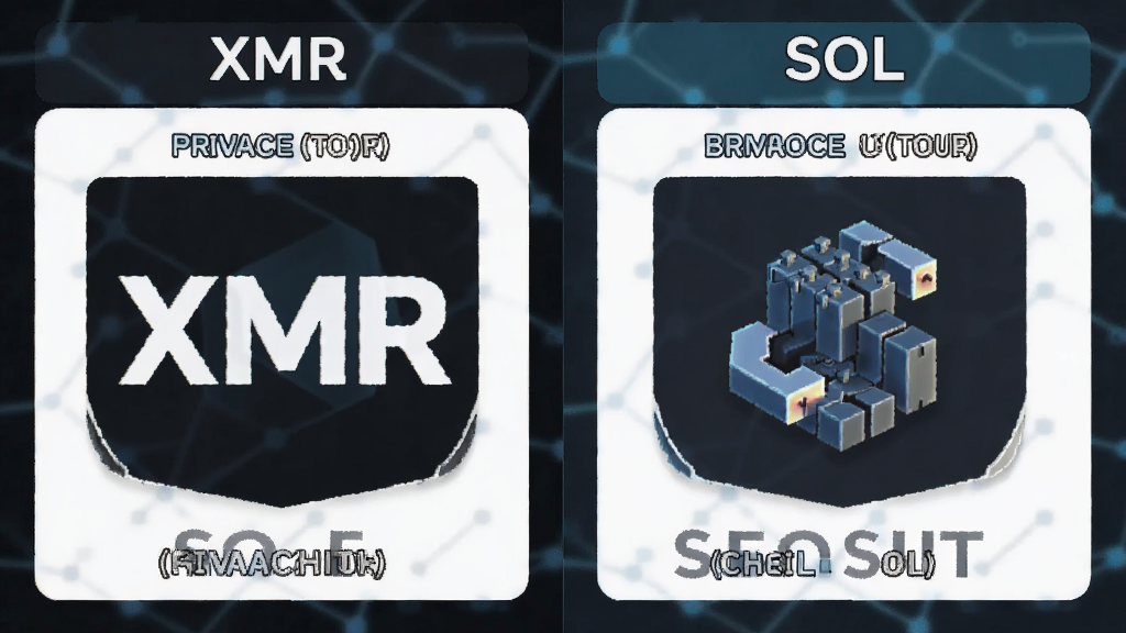 XMR和SOL 长期持有对比 隐私币与公链币选择