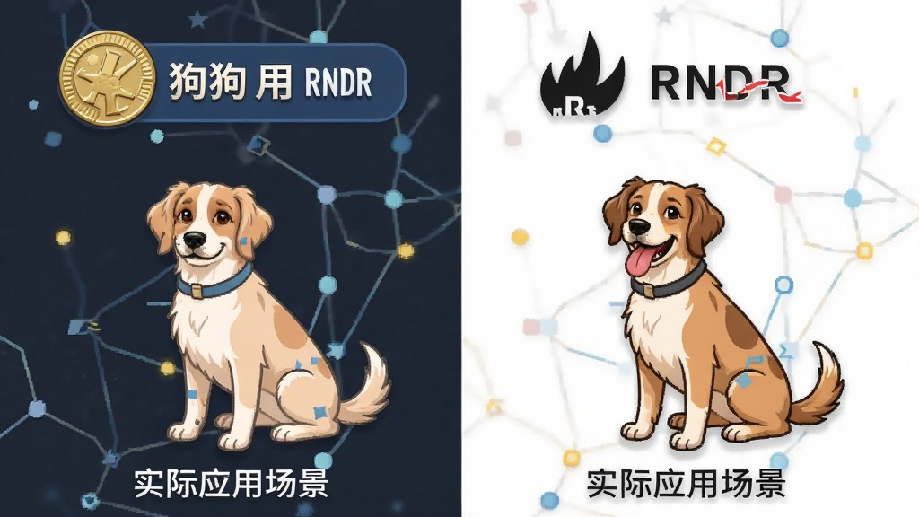 狗狗币和RNDR用途对比 实际应用场景图