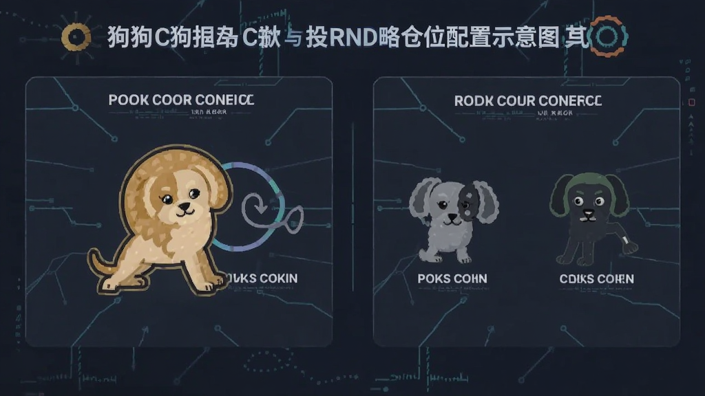 狗狗币和RNDR投资策略 仓位配置示意图