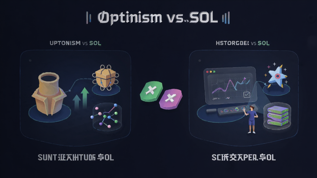 OptimismvsSOL 用户持币质押与空投交互场景示意图