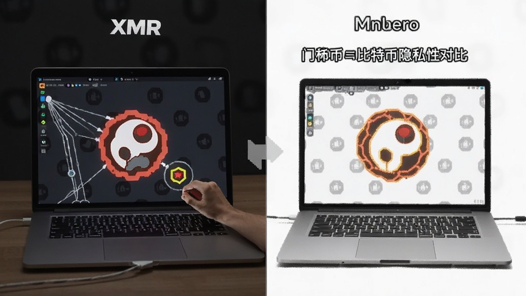 XMR和比特币隐私性对比 门罗币匿名转账配图