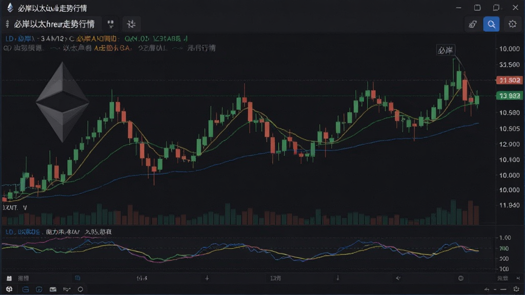 必岸以太坊走势行情软件K线图与指标分析界面