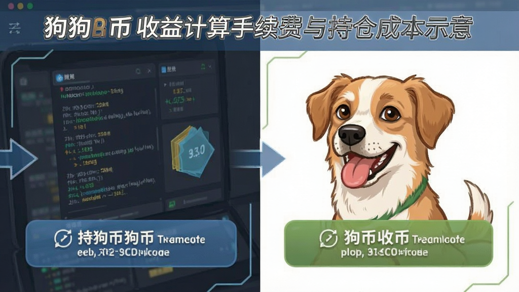 狗狗币收益计算手续费与持仓成本示意