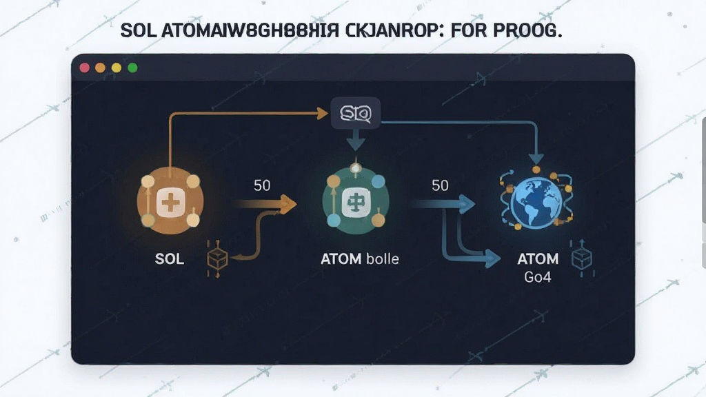 SOL ATOM跨链互通操作界面示意图 包含SOL与ATOM跨链流程