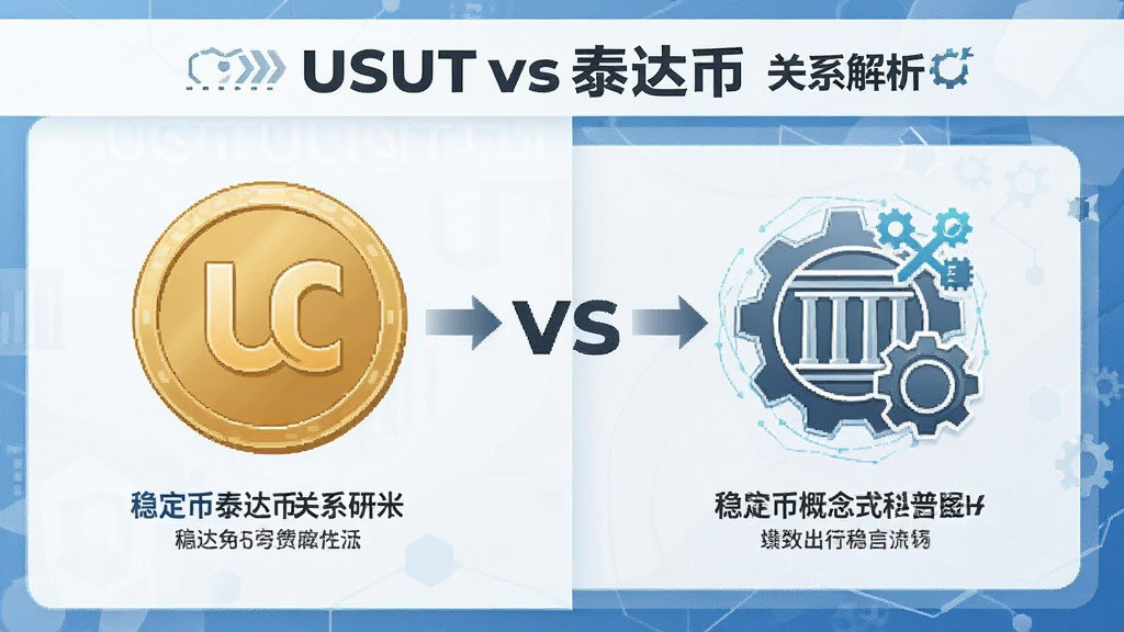 USDTvs泰达币 关系解析 稳定币概念科普图