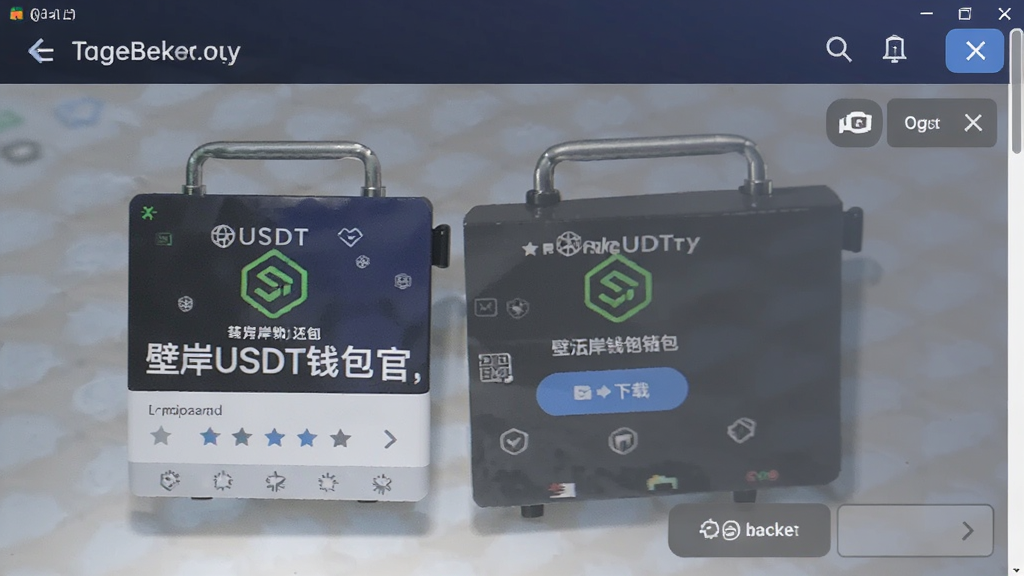 壁岸USDT钱包官方下载安装界面截图