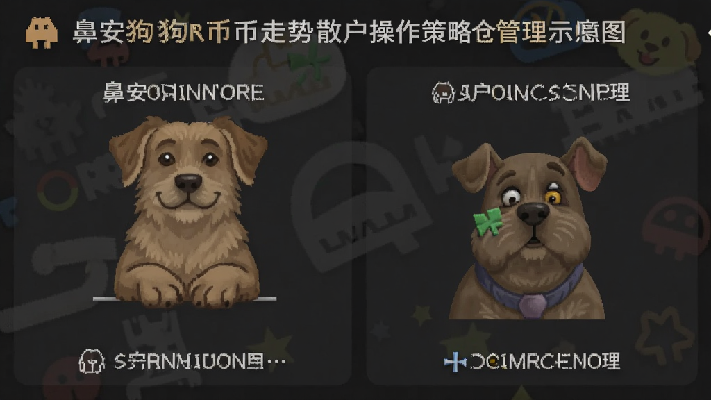 鼻安狗狗币走势散户操作策略和仓位管理示意图